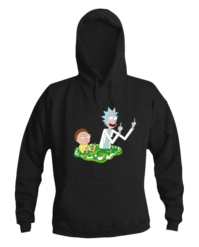 Džemperis finger Rick and Morty 